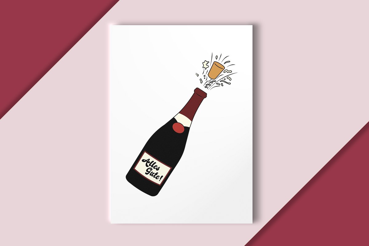 Plotterdatei Sektflasche - Bild 3