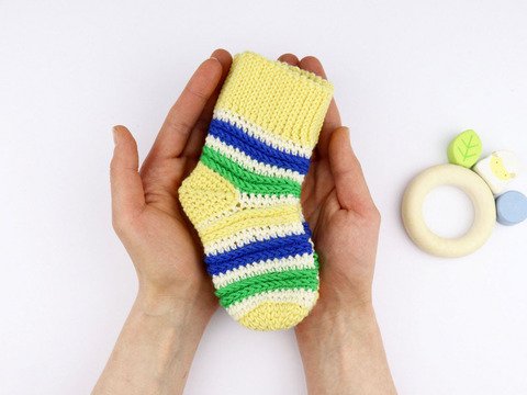 Weiche Baby- & Kindersöckchen "Rainbow" (Gr. 0 M. bis 4 J.)