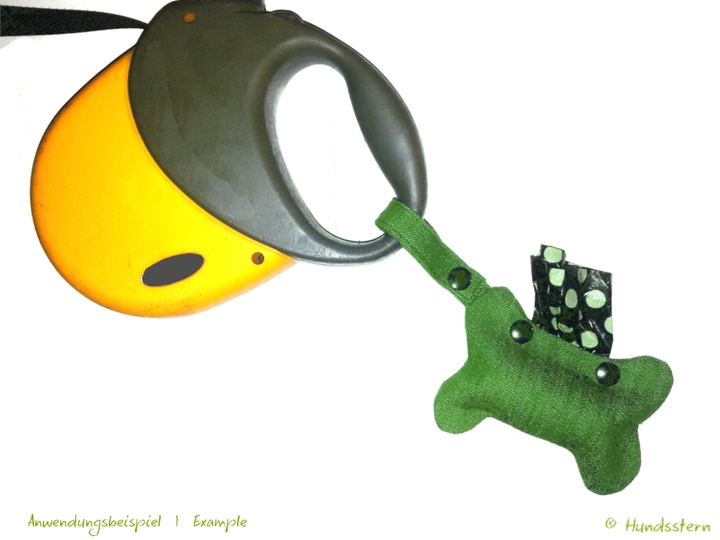 WALKIES BONE V2 Poo Bag Pouch with lining. Sewing Pattern