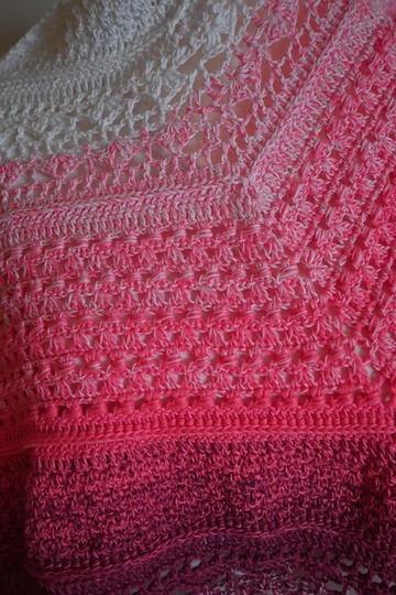 Simsalabim flaches Dreieckstuch Häkelanleitung