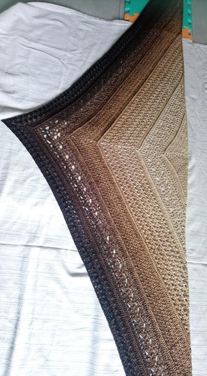 Simsalabim flaches Dreieckstuch Häkelanleitung