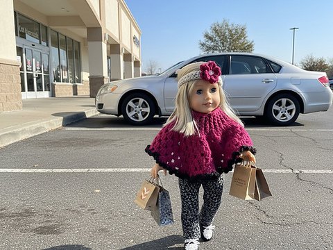 Pattern Dolls Poncho and Pants