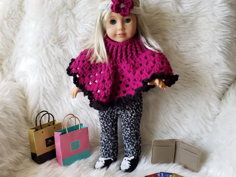 Pattern Dolls Poncho and Pants