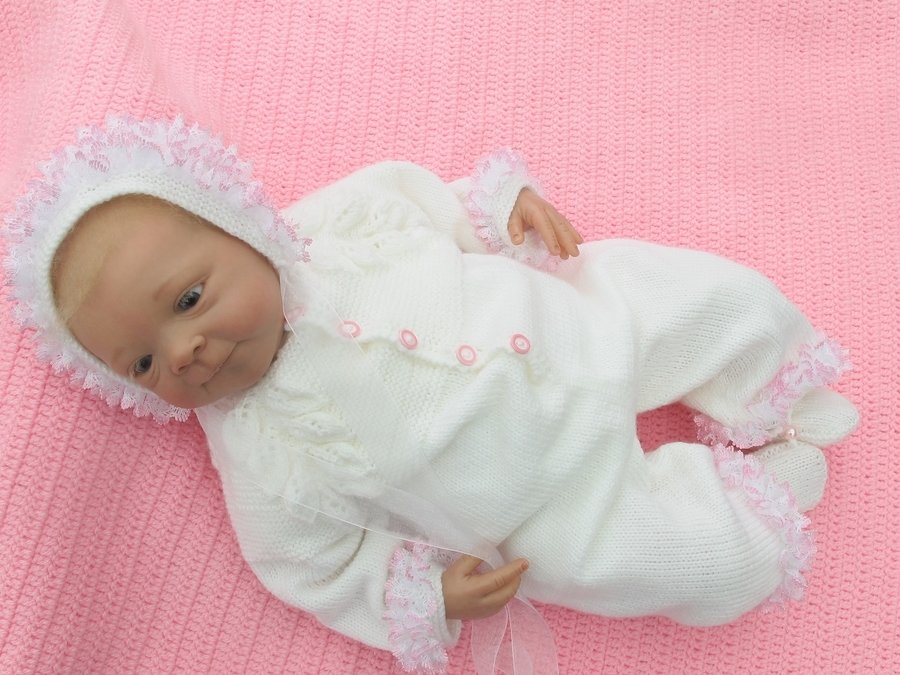 Strickanleitung TRAUMSET3 Gr. 50 3-teilig für Reborns