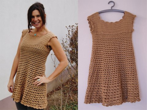 Hängetop / Hängekleidchen SOMMERFREUDE (Gr. S/M, L/XL, anpassbar)