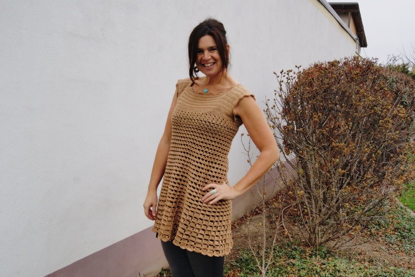 Hängetop / Hängekleidchen SOMMERFREUDE (Gr. S/M, L/XL, anpassbar)