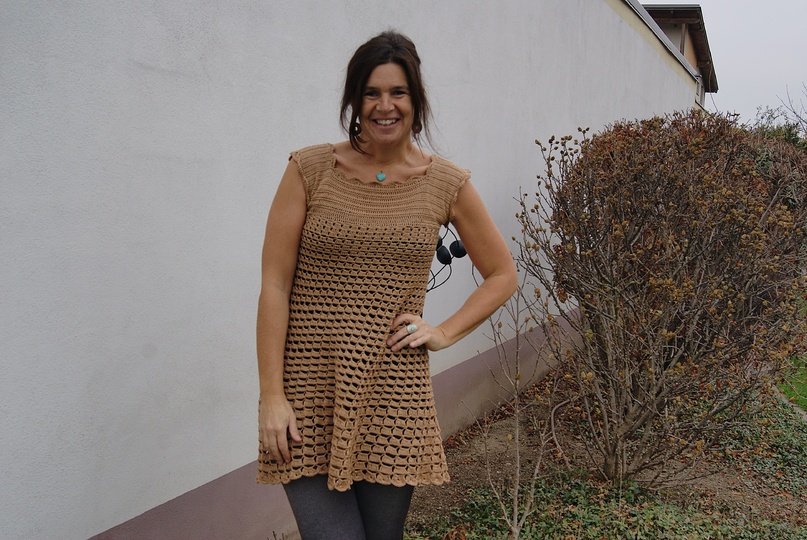 Hängetop / Hängekleidchen SOMMERFREUDE (Gr. S/M, L/XL, anpassbar)