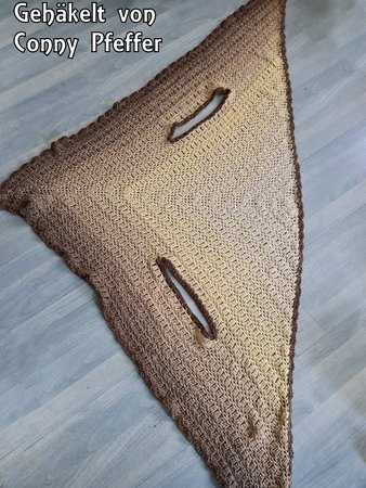 Crochet Pattern Shawl Vest // Vest // Triangle Shawl Tender