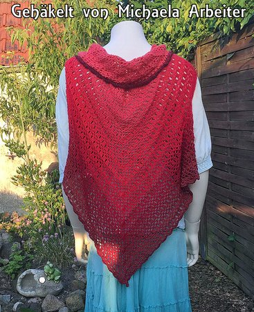 Crochet Pattern Shawl Vest // Vest // Triangle Shawl Tender