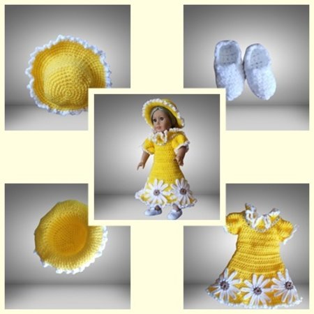 Crochet Pattern Doll Dress