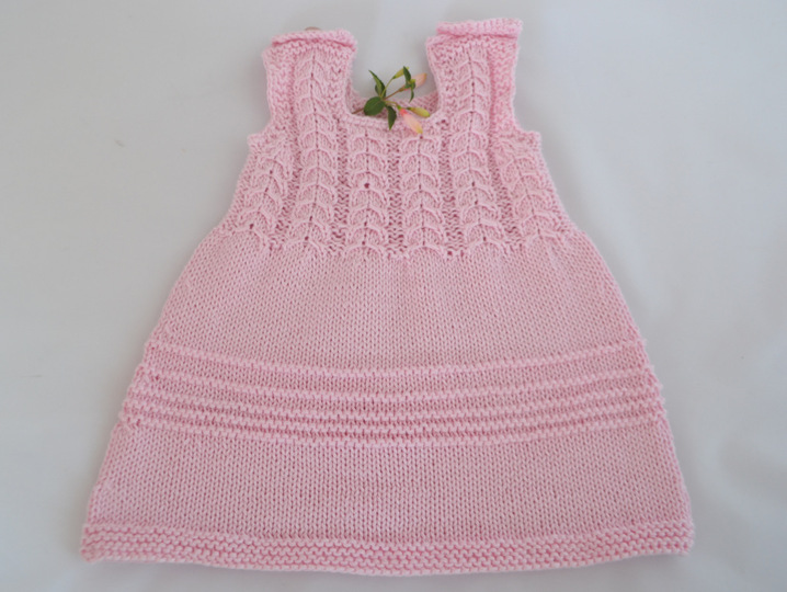 Strickanleitung * Babykleid * 3 Größen 2 - 18 Mon.