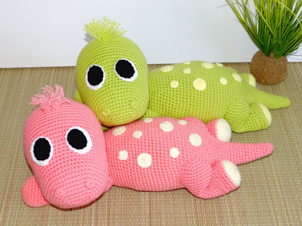 Häkelanleitung Dino Baby