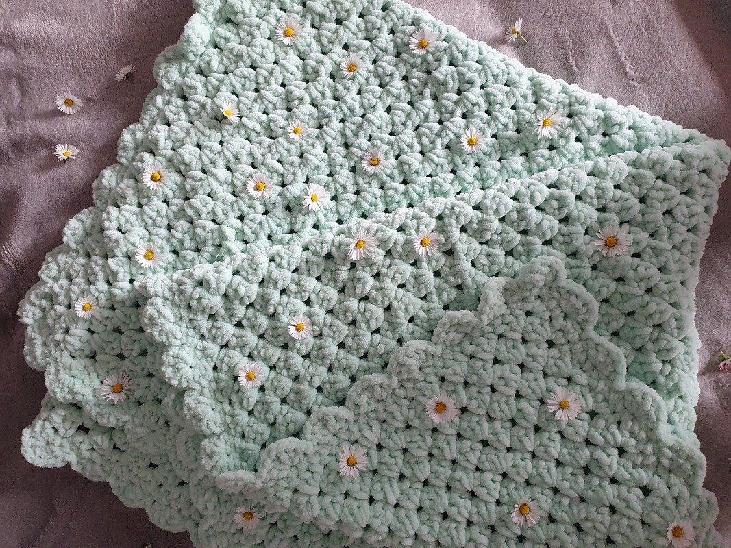 Häkelanleitung Babydecke im Granny Style! - Bild 4