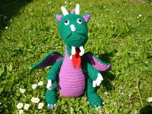 Häkelanleitung Drache