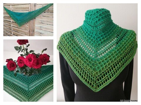 Autumn Air - flaches Dreieckstuch