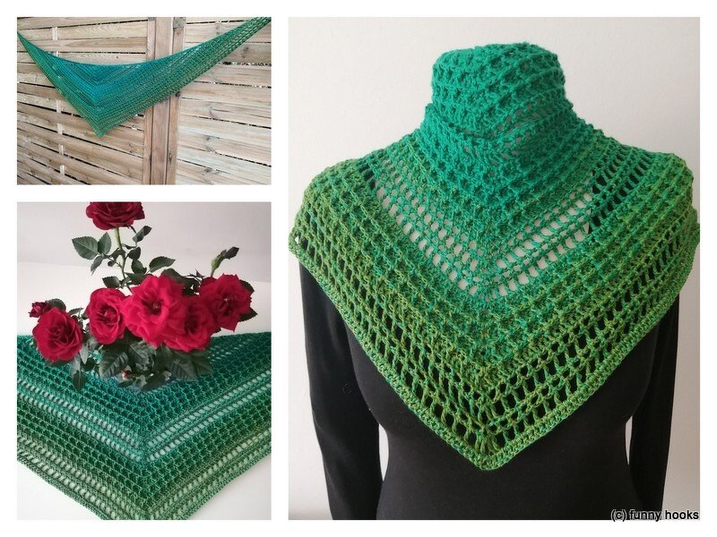 Autumn Air - flaches Dreieckstuch