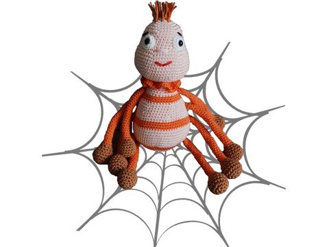 Amigurumi Häkelanleitung für Spinne Lotte