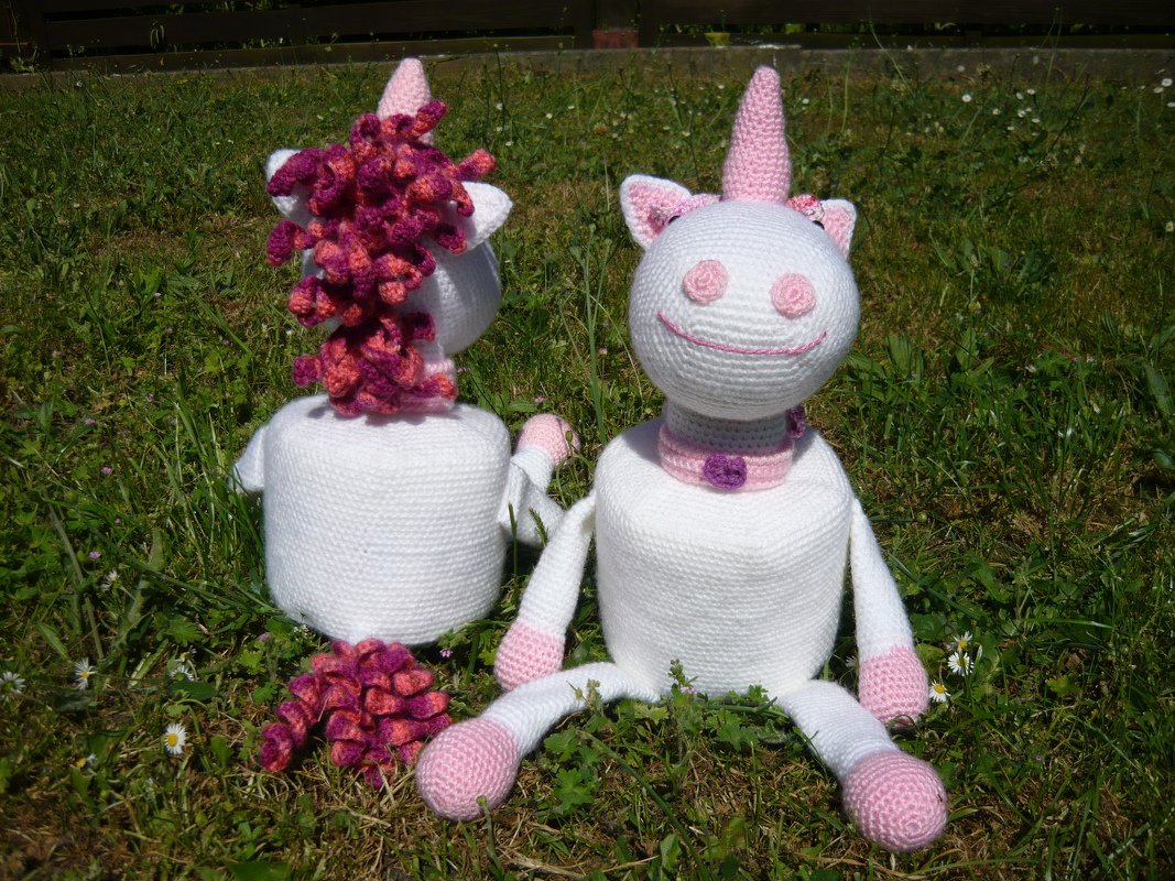 Häkelanleitung Einhorn Klorollenhut