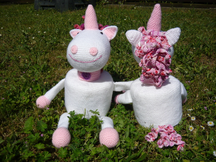 Häkelanleitung Einhorn Klorollenhut