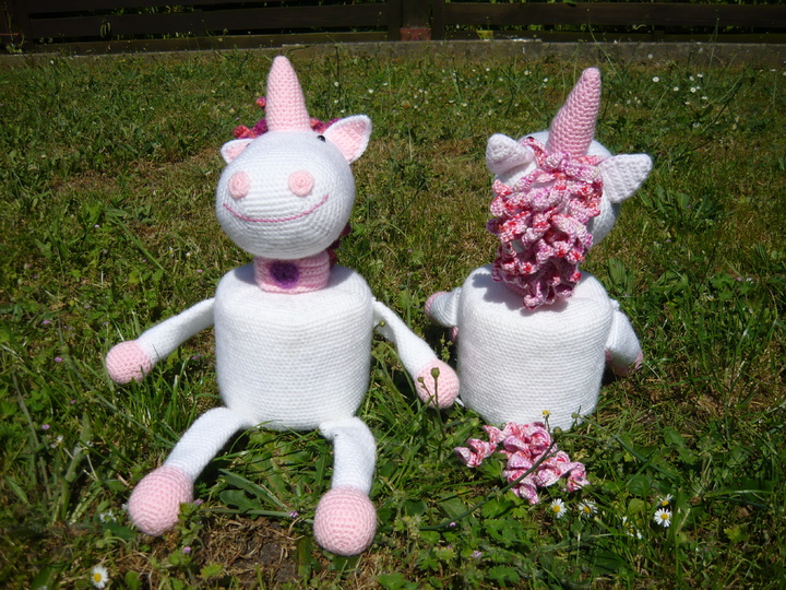 Häkelanleitung Einhorn Klorollenhut