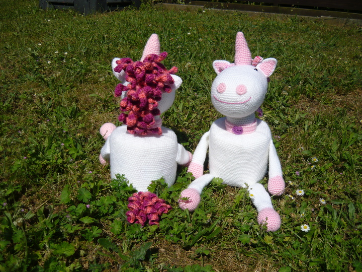 Häkelanleitung Einhorn Klorollenhut