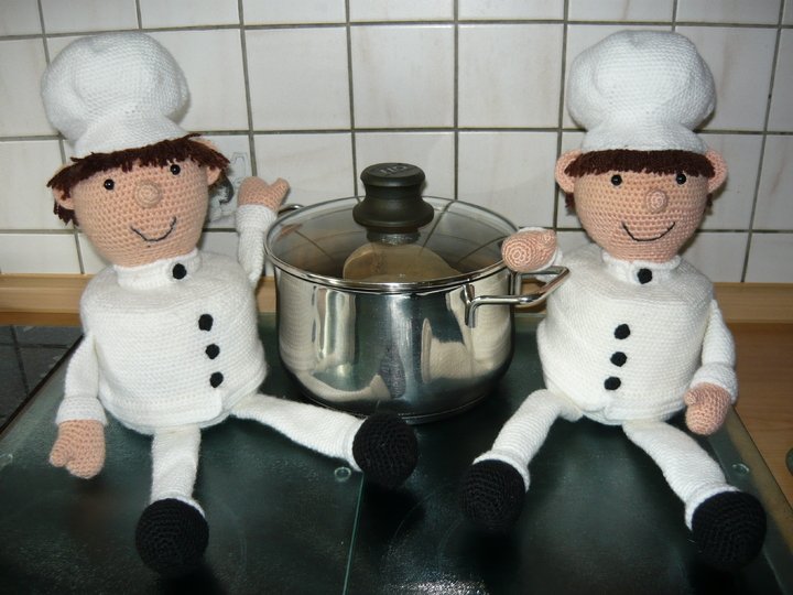 Häkelanleitung Koch Klorollenhut