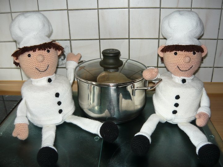 Häkelanleitung Koch Klorollenhut