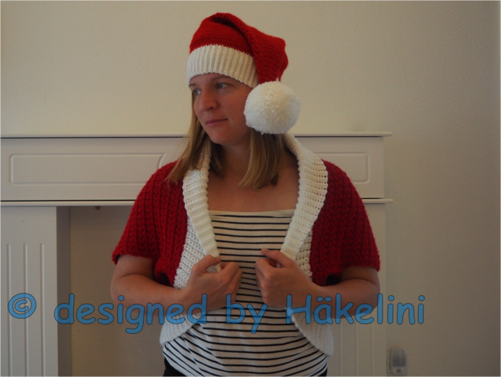 Anleitungsset Weihnachtsmütze „Big Santa“ & Seelenwärmer „X-Mas“