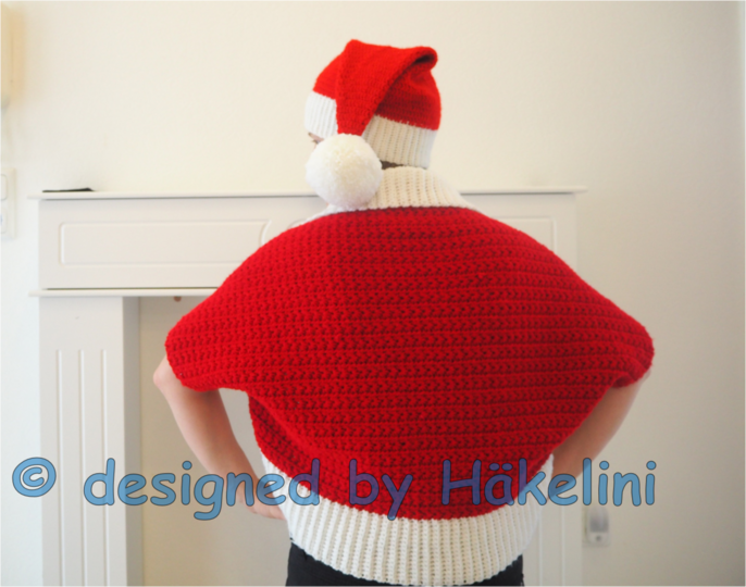 Anleitungsset Weihnachtsmütze „Big Santa“ & Seelenwärmer „X-Mas“