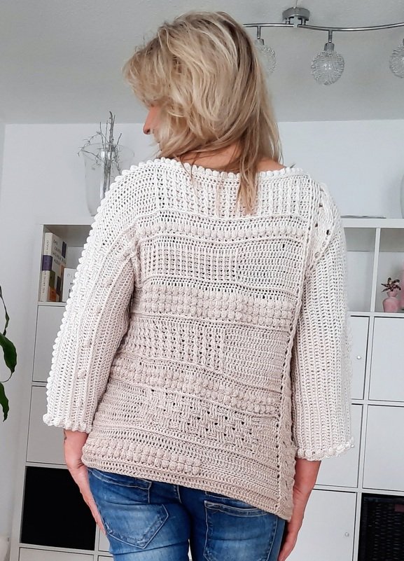 Patchy Pulli - Häkelpullover