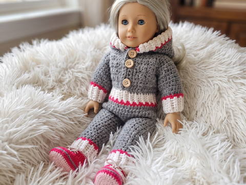 Pattern 18" Doll Bodysuit