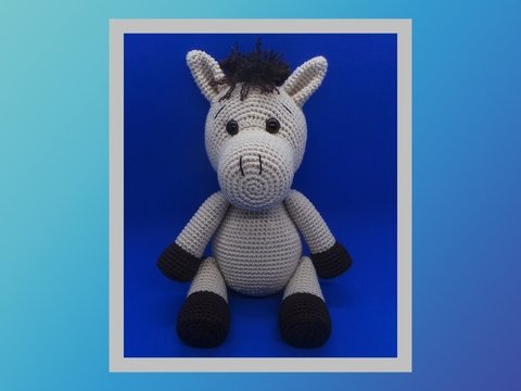 Häkelanleitung Esel Edgar
