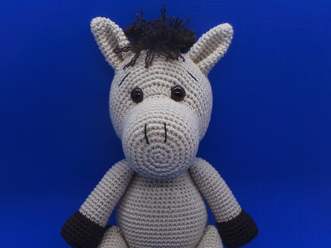 Häkelanleitung Esel Edgar