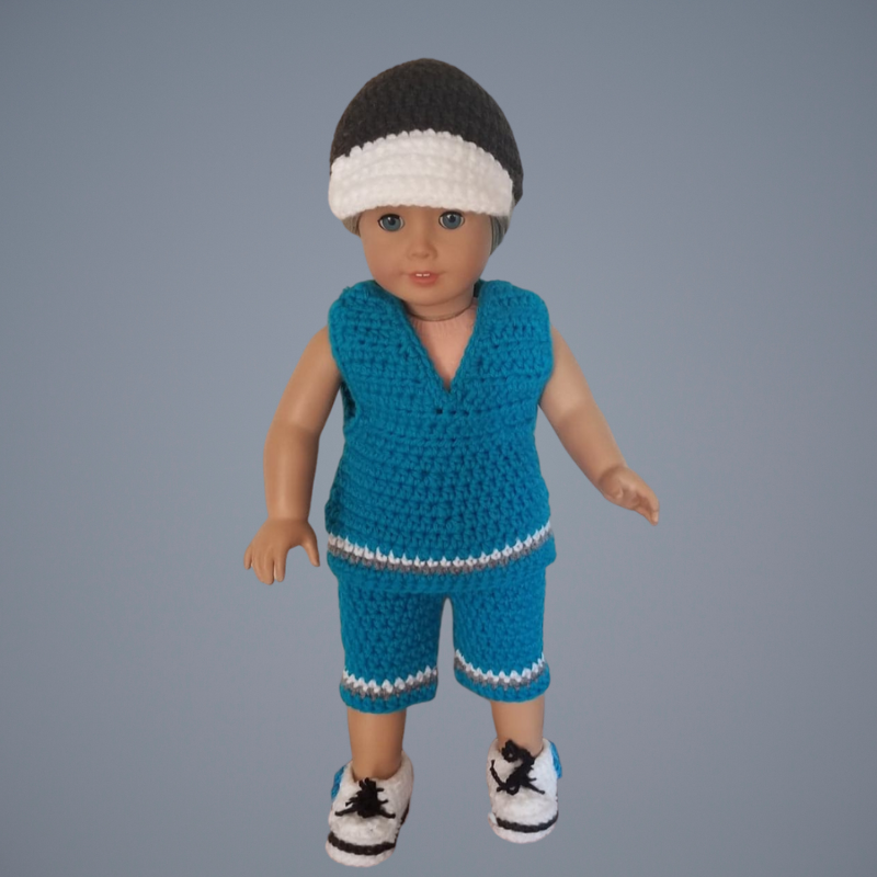 Pattern Boy Doll Clothes - Image 3
