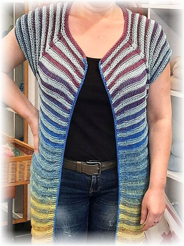 Strickanleitung RVO Sommermantel Flower Power - Bild 2