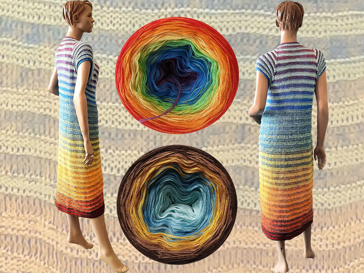 Strickanleitung RVO Sommermantel Flower Power