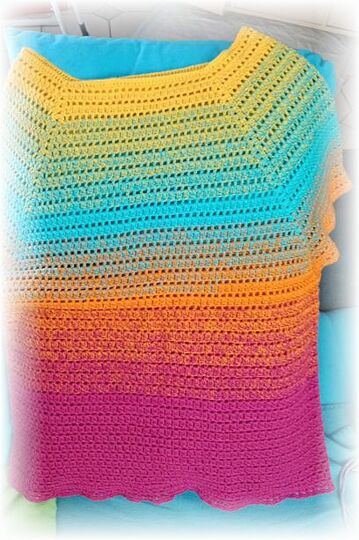 Häkelanleitung RVO Shirt oder Minkleid Dorie