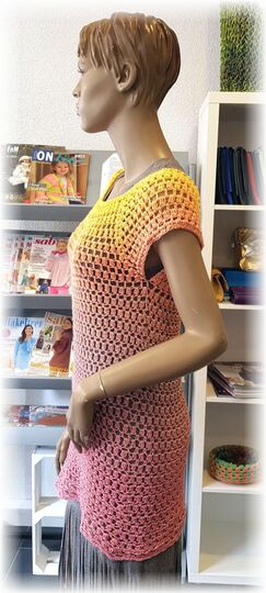 Häkelanleitung RVO Shirt oder Minkleid Dorie