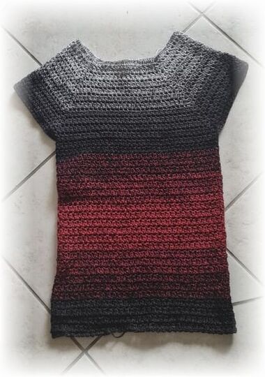 Häkelanleitung RVO Shirt oder Minkleid Dorie