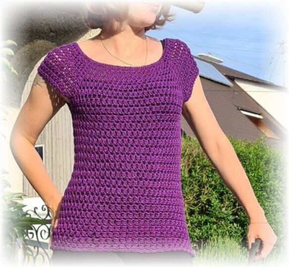 Häkelanleitung RVO Shirt oder Minkleid Dorie