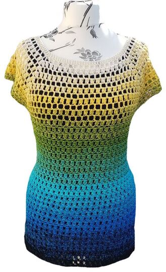 Häkelanleitung RVO Shirt oder Minkleid Dorie