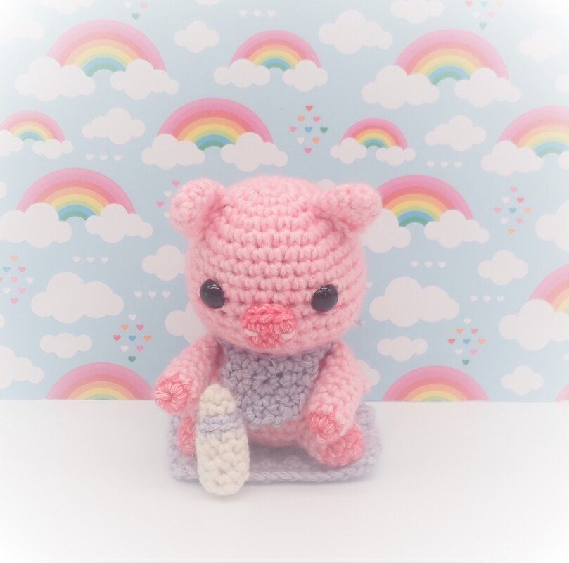 Baby Pig- Crochet Amigurumi Pattern