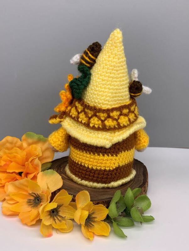 Häkelanleitung Bienen Gnom II - Bild 4