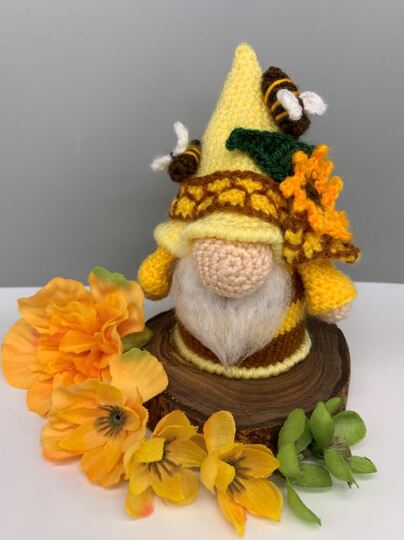 Häkelanleitung Bienen Gnom II