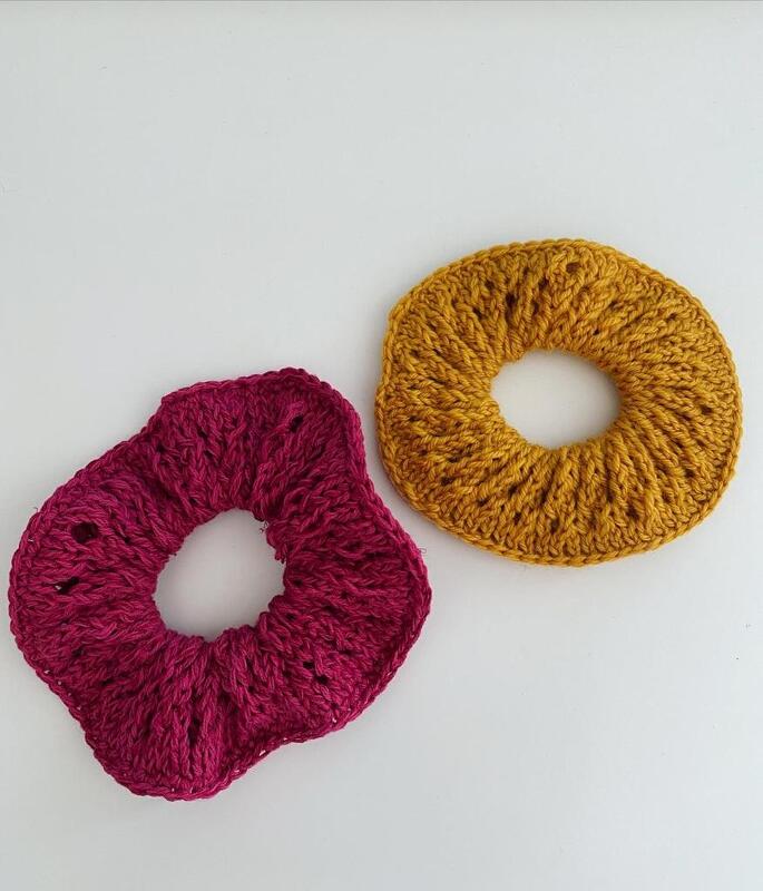 Summer Scrunchie Knitting Pattern