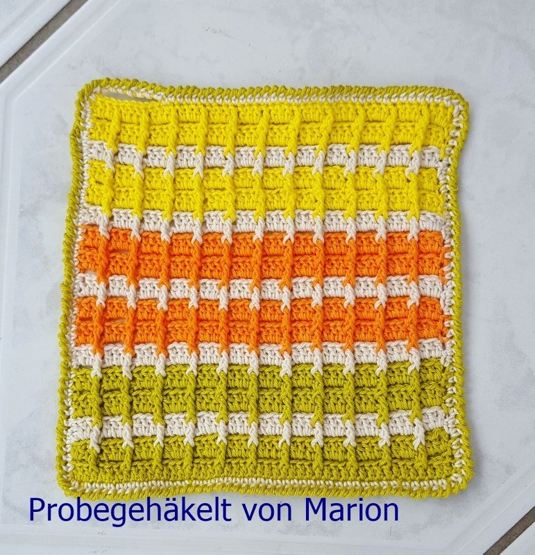 Spültuch, Topflappen Häkelanleitung - Bild 2