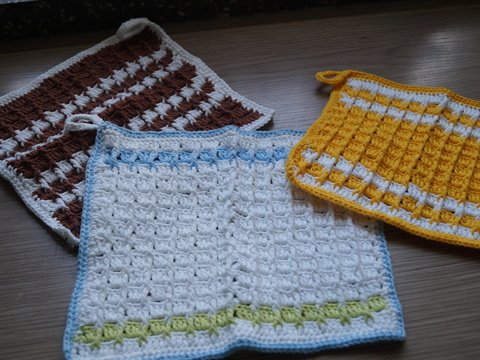 Spültuch, Topflappen Häkelanleitung