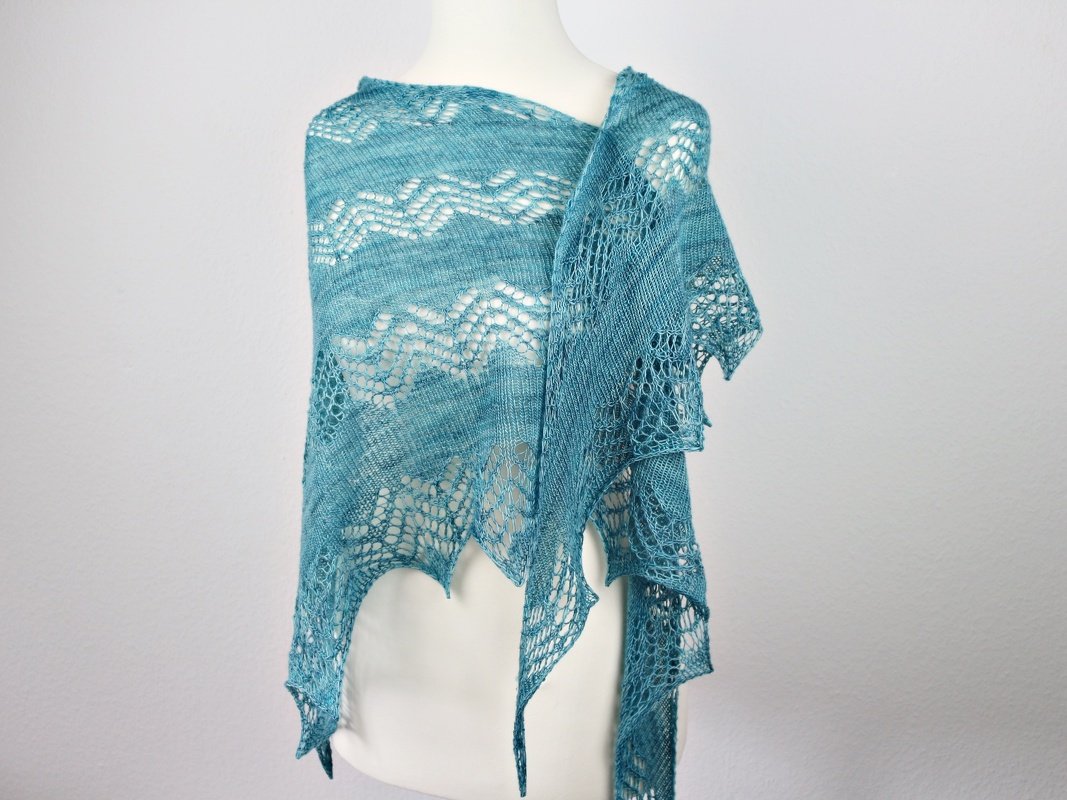 Strickanleitung Lacetuch "Lorina"