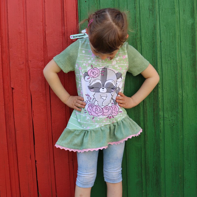 Anleitung Daisy Sky Pullover T-Shirt Kleid - Bild 7