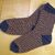 Strickanleitung Socken "Treppen"